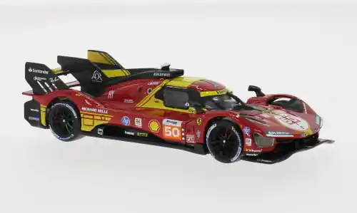 Jetzt erhältlich | Ferrari 499P, rot/schwarz, 24h Le Mans, 2024, 50, 1 43, Bburago