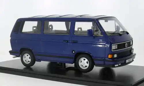 Bewährte Qualität - VW Bus T3, dunkelblau, 1992, 1 18, KK Scale