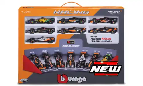 Hammerpreis - McLaren 7 Car Set MCL36 + 2xMCL60 + MCL60 + MCL38, 1 43, Bburago