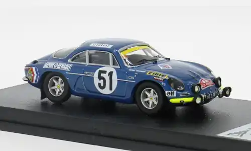 Alpine A110, Rally Monte Carlo, 1970, 51, J-L.Therier/M.Callewaert, 1 43, Trofeu | Neue Ware