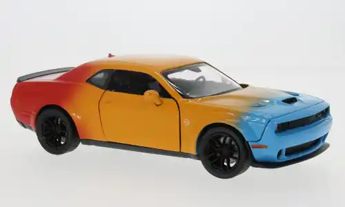 Dodge Challenger Hellcat SRT, gelb/Dekor, 2018, 1 24, Motormax | Deal