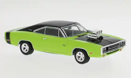 Dodge Charger R/T, hellgrün/schwarz, 1970, 1 43, IXO - Kundenfavorit