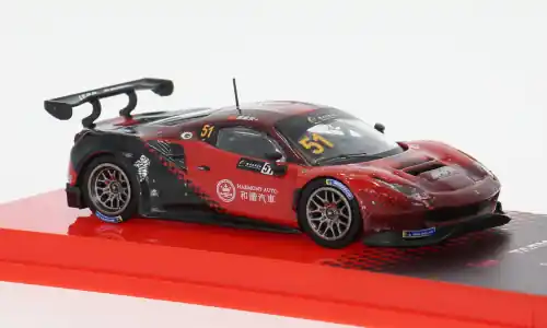 Aktion - Ferrari 488 GT3, Macau GT Cup, 2022, 51, Weian.Chen, 1 64, Tarmac Works