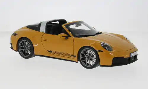 Heute bestellen | Porsche 911 Targa 4 GTS, gelb, 2025, 1 18, Norev