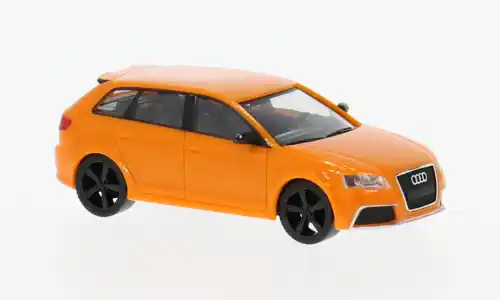 Audi RS3 Sportback, orange, 2011, 1 87, Herpa | Bestellbar