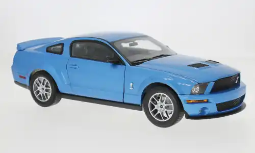 Zeitlich begrenzt | Shelby GT500, blau, 2007, 1 18, Shelby Collectibles