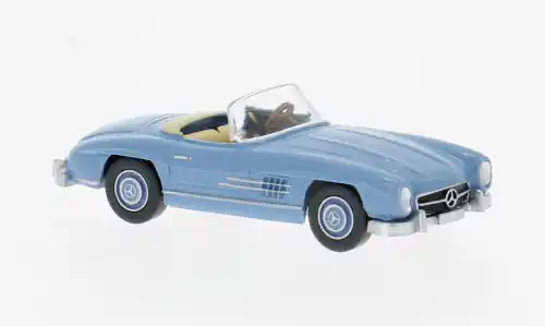 Extra sparen - Mercedes 300 SL, hellblau, 1957, 1 87, Wiking
