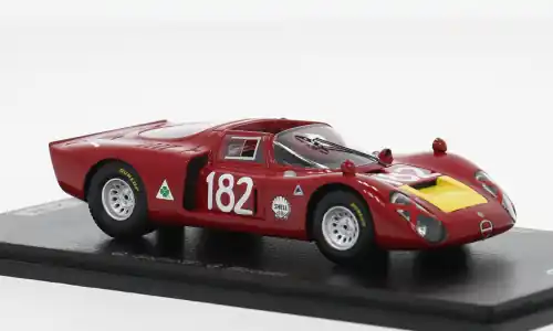 Alfa Romeo T33/2, Targa Florio, 1968, 182, G.Baghetti/G.Biscaldi, 1 43, Spark - Nur begrenzt verfügbar