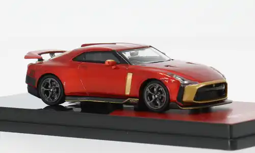 Nissan GT-R50, rot/gold, 2020, 1 64, INNO64 - Hochwertig
