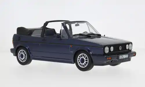VW Golf Cabriolet Quartett, dunkelblau, 1992, 1 18, Norev | Sparangebot