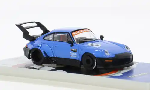 Direkt kaufen - Porsche RWB 993 (Tarmac Works 10th Anniversary), blau/schwarz, 1 64, Tarmac Works