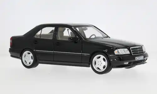 Letzte Stücke | Mercedes C36 AMG, schwarz, 1993, 1 18, Norev