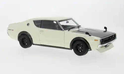 Nissan Skyline 2000 GT-R (KPGC110), weiss/carbon, 1 18, AUTOart - Sichere Zahlung