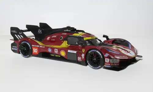 Ferrari 499P 3.0L TURBO V6, 24h Le Mans, 2025, 50, A.Fuoco/M.Molina, 1 18, Bburago | Einfache Rückgabe