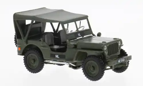 Letzte Chance | Land Rover NECAF 1/4 Ton, 1955, NL, 1 43, Cararama