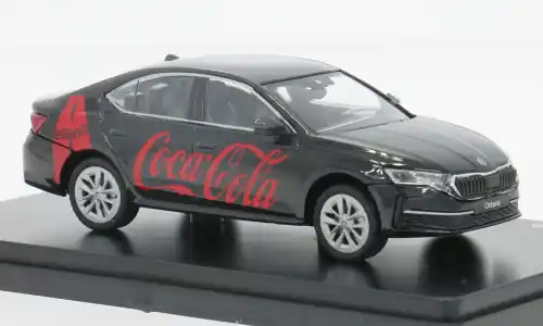 Jetzt erhältlich | Skoda Octavia IV FL, schwarz, 2024, Coca Cola, 1 43, Abrex