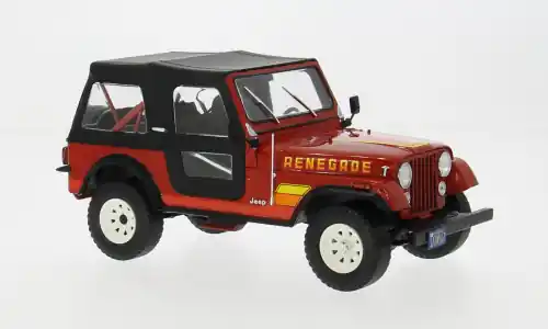 Sparangebot - Jeep CJ-7 Renegade, rot, 1980, 1 24, WhiteBox