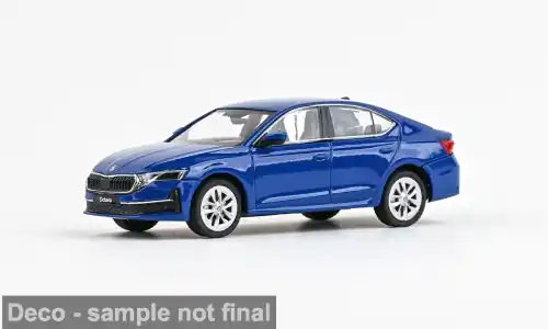 Jetzt erhältlich - Skoda Octavia IV FL, blau, 2024, 1 43, Abrex