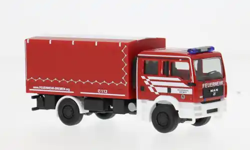 Beliebt | MAN TGA M, Feuerwehr Bremen, 1 87, Herpa