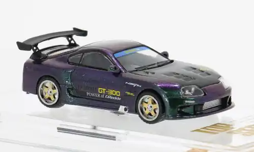 Neu im Sortiment - Toyota Supra (JZA80) Top Secret, violett/schwarz, 1 64, BM Creations
