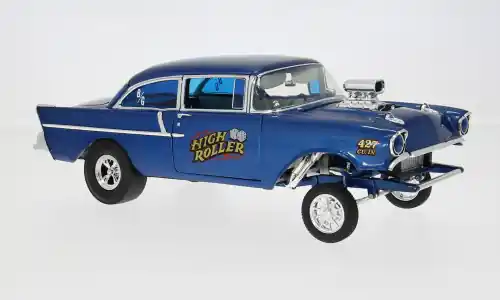 Direkt ab Werk - Chevrolet 150 Gasser, blau, 1957, 1 18, ACME