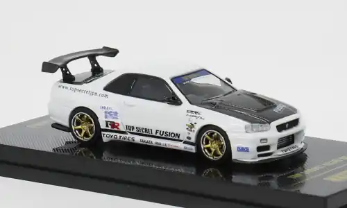 Heute kaufen | Nissan Top Secret R34 GT-R, weiss, 1 64, INNO64