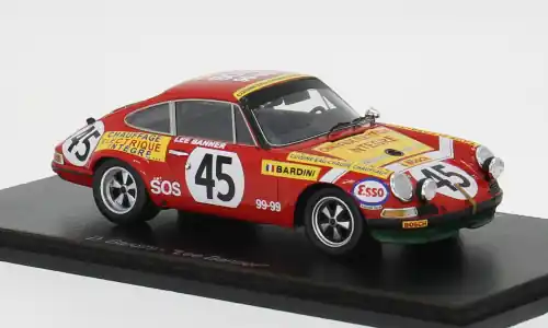 Geprüfte Qualität | Porsche 911 ST 2.5, 24h Le Mans, 1972, 45, D.Bardini/Lee Banner, 1 43, Spark