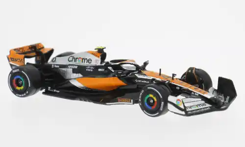 Aktionspreis - McLaren MCL60, schwarz/orange, Formel 1, GP Großbritannien, 2023, L.Norris, 1 64, Tarmac Works