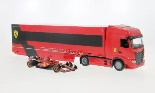 Iveco S-Way 570, rot, Formel 1, Ferrari, 16, C.Leclerc, 1 43, Bburago | Meistverkauft