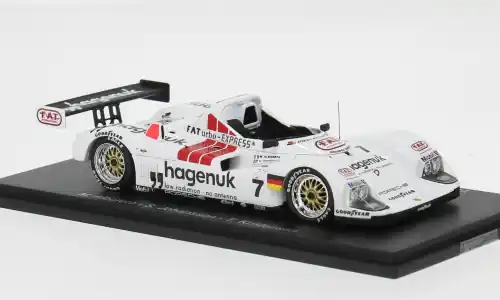 Begrenzte Stückzahl - Porsche WSC95, 24h Le Mans, 1997, Joest Racing, 7, M.Albotero/S.Johansson, 1 43, Spark
