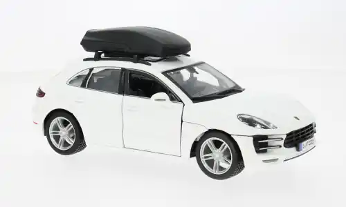 Extra sparen - Porsche Macan, weiss, 1 24, Bburago