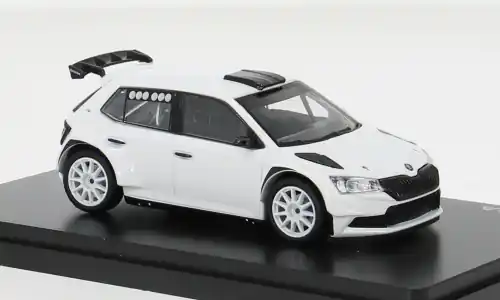 Skoda Fabia III FL Rally2 Evo, weiss, 2019, 1 43, Abrex | Top-Qualität