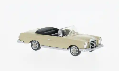 Mercedes 280 SE Cabriolet, beige/schwarz, 1967, 1 87, Wiking | Sehr beliebt