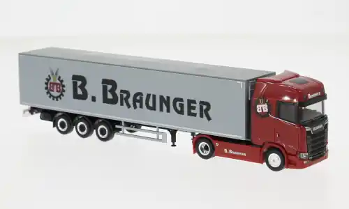 Begrenztes Angebot | Scania CS 20 HD, Braunger, 1 87, Herpa