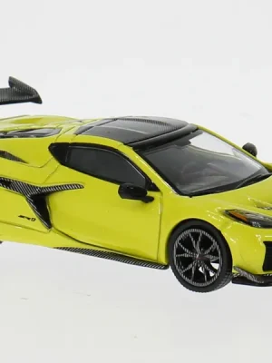 Meistverkauft - Chevrolet Corvette C8 ZR1, gelb/schwarz, 2025, 1 64, Mini GT