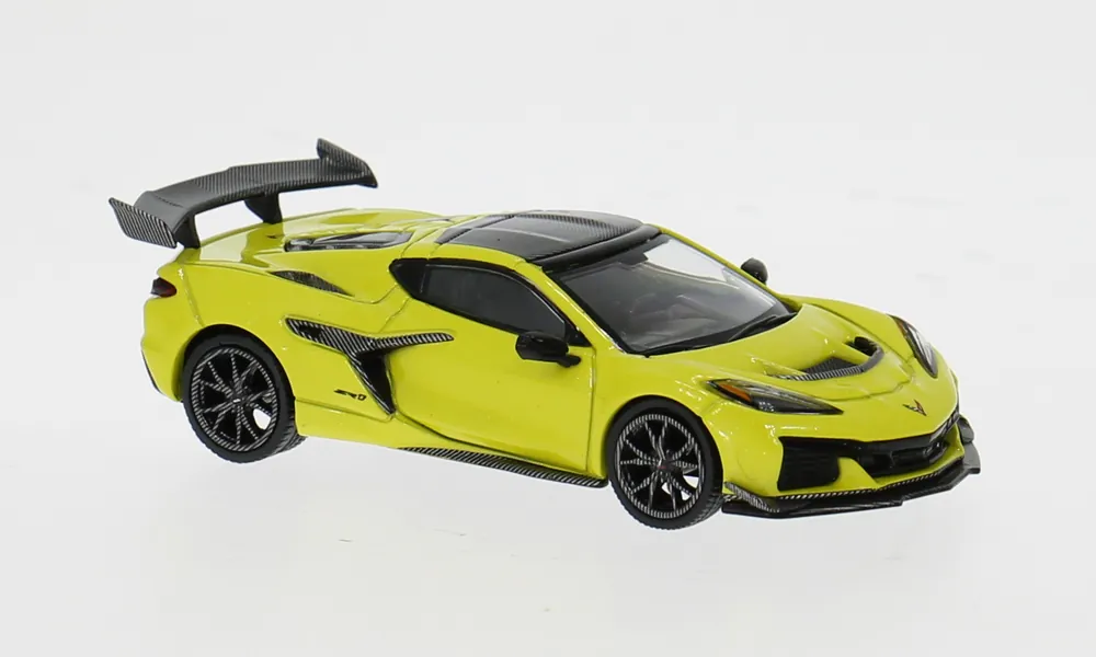 Meistverkauft - Chevrolet Corvette C8 ZR1, gelb/schwarz, 2025, 1 64, Mini GT