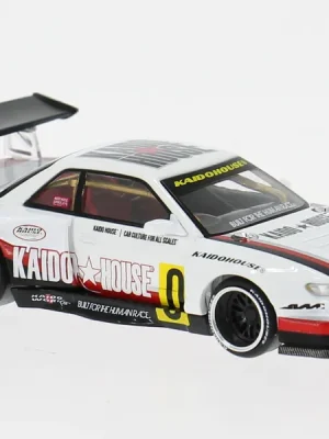 Sofort bestellbar - Nissan Skyline S13-R Circuit Spec V1, weiss/Dekor, 1991, 1 64, Mini GT