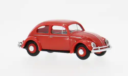VW Käfer Ovalfenster, rot, 1955, 1 87, Busch | Top-Deal