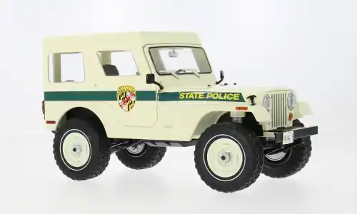 Jeep CJ-5, 1983, Maryland State Police, 1 18, Greenlight | Sofort lieferbar