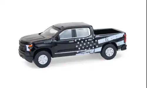 Chevrolet Silverado, dunkelblau/hellblau, 2023, 1 64, Greenlight - Nur noch wenige