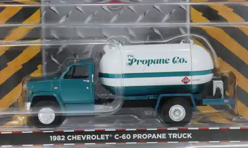 Chevrolet C-60 Propane Truck, grün/weiss, 1982, 1 64, Greenlight - Sale