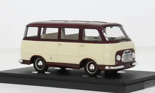 Premium-Qualität - Skoda 979-I Prototype, dunkelrot/beige, 1956, 1 43, AutoCult