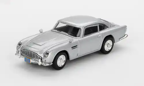 Aston Martin DB5 with English Blister Packaging, silber, 2006, James Bond 007 – Casino Royale, 1 64, Mini GT - Top-Preis