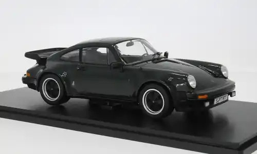 Sicher bezahlen - Porsche 911 (930) Turbo 3.3, dunkelgrün, 1977, 1 18, KK Scale