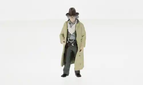 Diorama Doc Brown, 1990, Back To The Future III, 1 24, Cartrix | Aktionspreis