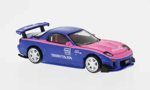 Mazda RX7 RE-Amemiya, blau/pink, 1 64, Pop Race | Preiswert
