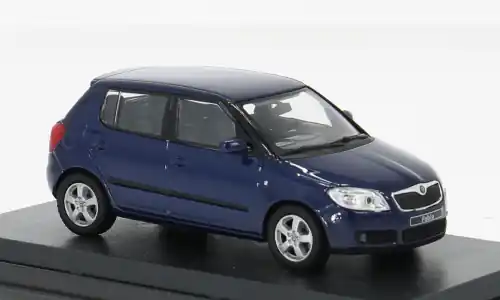 Skoda Fabia II, blau, 2006, 1 43, Abrex - Jetzt erhältlich