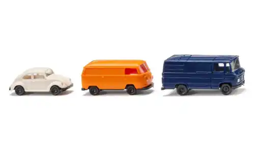 Neues Produkt | - 3er Set 1x PKW & 2x Kastenwagen, 1967, 1 160, Wiking