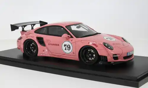 Porsche 911 (997) Turbo S LBWK Sidney Hoffmann, pink, Die Sau, 79, 1 18, Werk83 | Top-Qualität