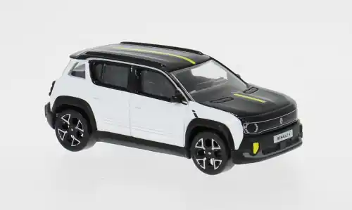 Werkspreis | Renault 4 E-Tech, weiss/schwarz, 2025, 1 64, Norev